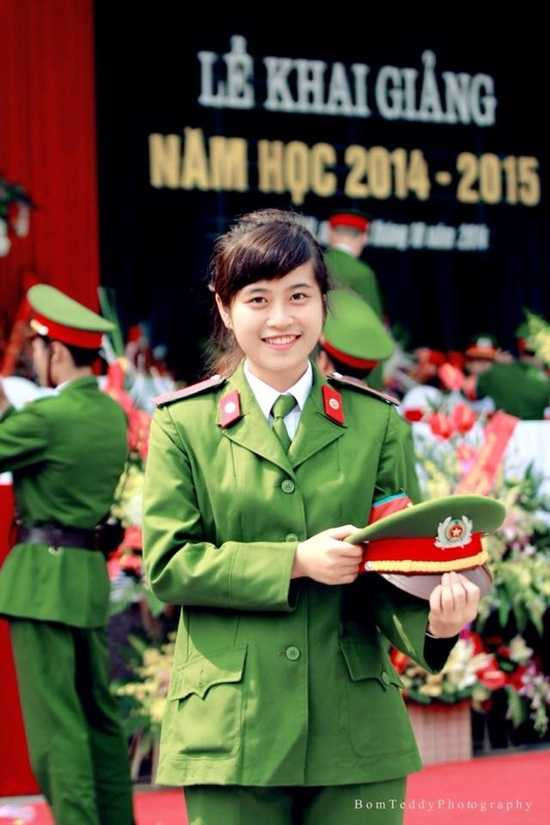 Nữ sinh nổi bật Học viện Cảnh sát