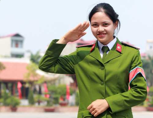 Nữ sinh nổi bật Học viện Cảnh sát