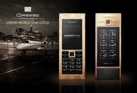 Gresso Luxor Las Vegas Jackpot - 1 triệu USD. Kim cương đen 45K ở mặt trước, Gỗ đen châu Phi 200 tuổi quý hiếm ở phía sau và phần cạnh dày 12mm làm bằng vàng nguyên chất đã đủ để khiến người ta phải móc túi 1 triệu USD cho chiếc điện thoại này chưa?