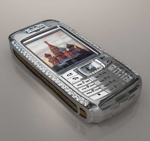 Diamond Crypto Smartphone - 1,3 triệu USD. Nếu bạn là một tín đồ của kim cương thì chắc hẳn bạn không thể bỏ qua chiếc điện thoại lấp lánh này. Nó có được sự lấp lánh ấy nhờ vào 50 viên kim cương được gắn ở hai mặt, trong đó có 10 viên kim cương xanh loại quý hiếm đặc biệt