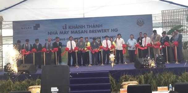 Masan khánh thành nhà máy bia mới Masan Brewery HG ở Hậu Giang Masan khánh thành nhà máy bia mới Masan Brewery HG ở Hậu Giang