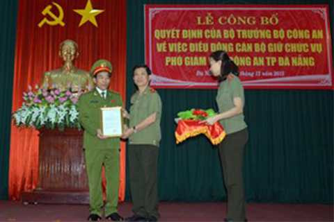 Đà Nẵng, công an, Phó giám đốc, Bộ Công an, bổ nhiệm