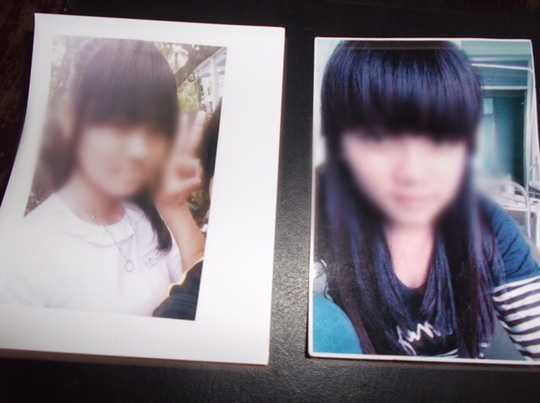 Hai chị em Ngân và Huyền bỏ nhà định đi tìm việc làm.