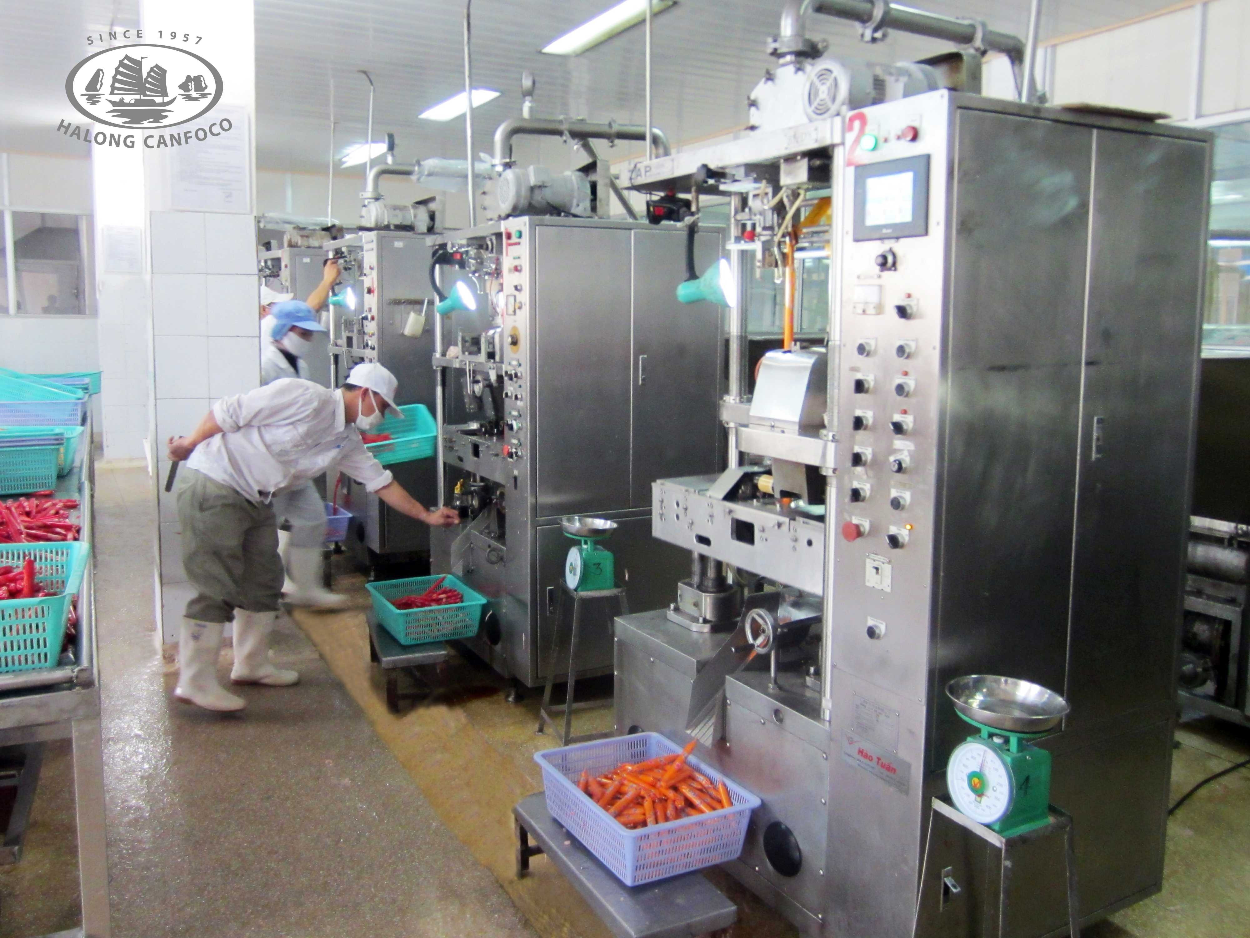 Xúc xích Halong Canfoco: Nguyên liệu nhập ngoại & Công nghệ đóng gói quy chuẩn Châu Âu