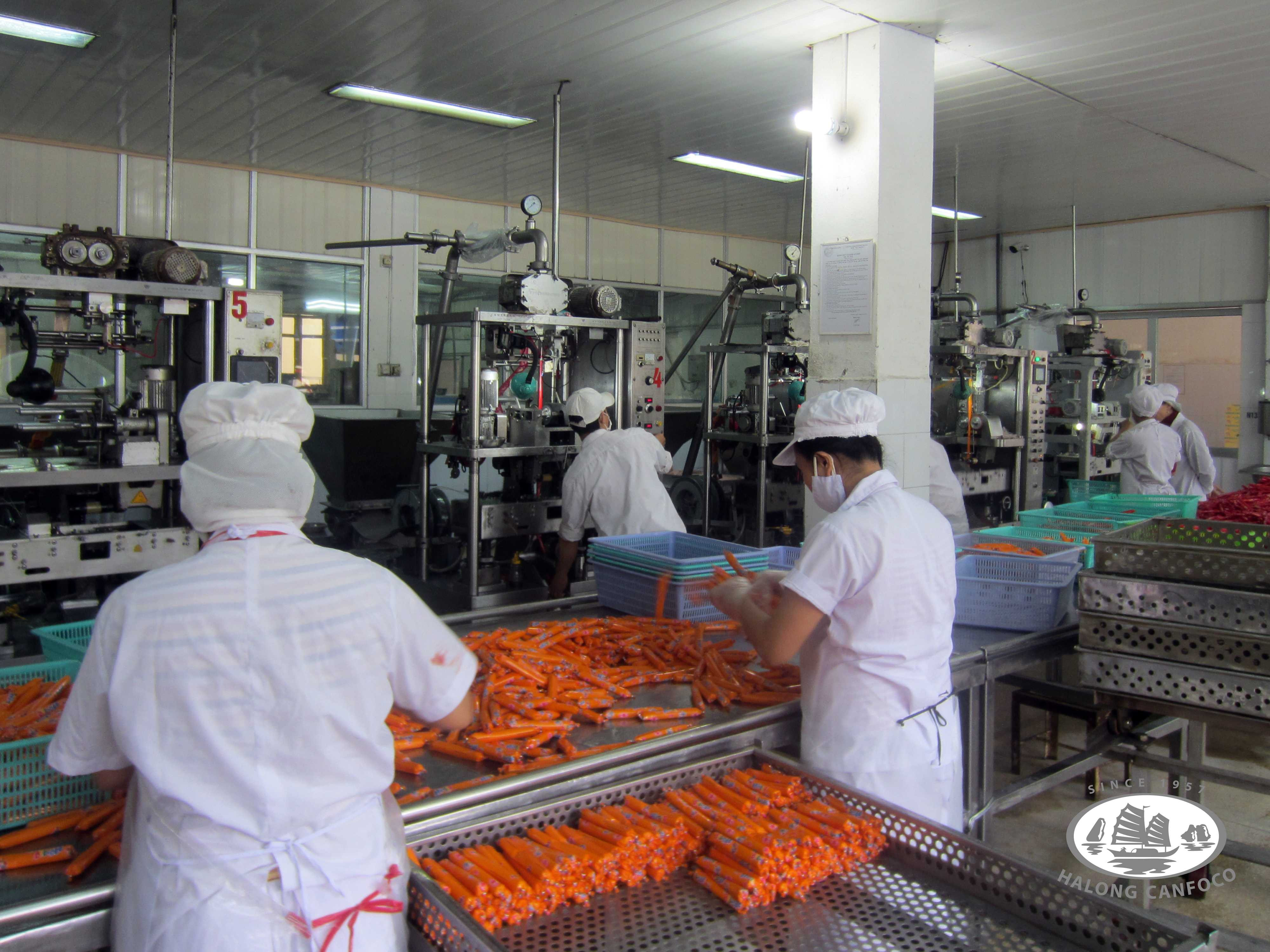 Xúc xích Halong Canfoco: Nguyên liệu nhập ngoại & Công nghệ đóng gói quy chuẩn Châu Âu