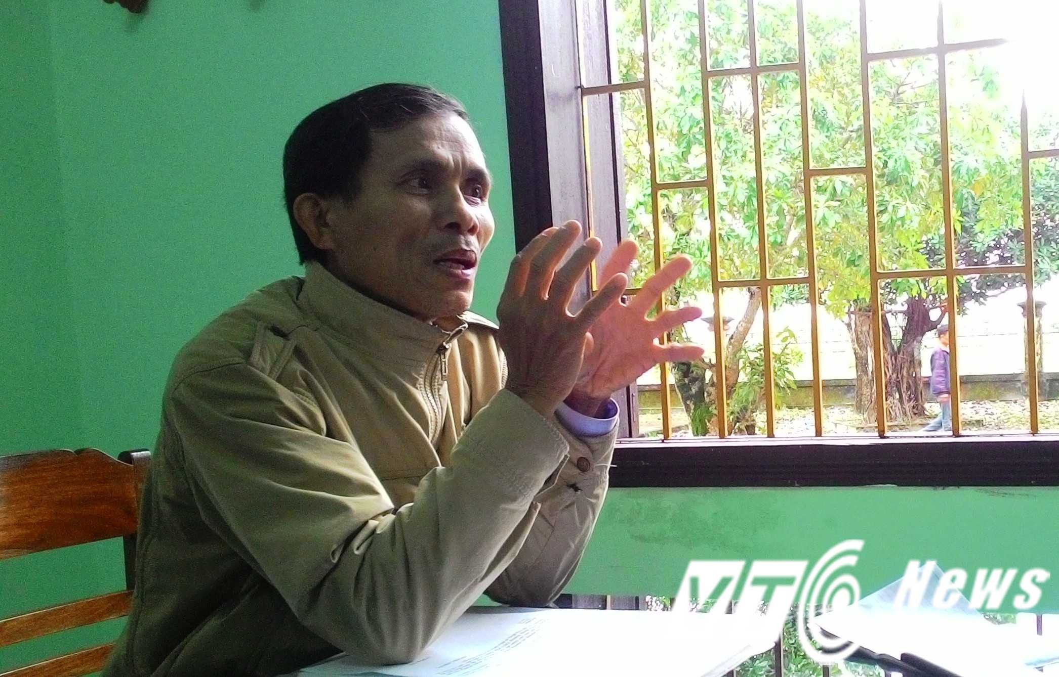 Ông Trần Gia Huy, Phó chủ tịch UBND xã Điền Hương bất ngờ khi hay tin Yên làm giám đốc.