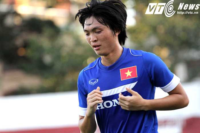 Tuấn Anh vẫn đang chạy đua với thời gian để lấy lại cảm giác bóng tốt nhất (ảnh: Hoàng Tùng)