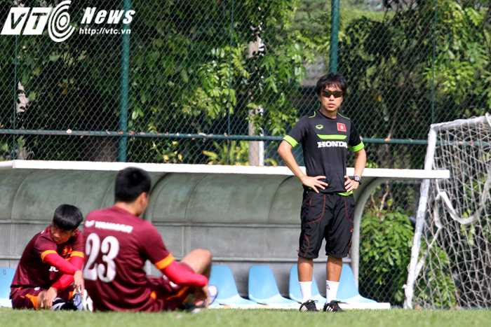 HLV Miura lại muốn 'giấu bài'? (ảnh: Hoàng Tùng)