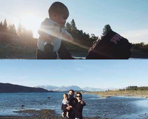 Ảnh cận mặt quý tử của Tăng Thanh Hà