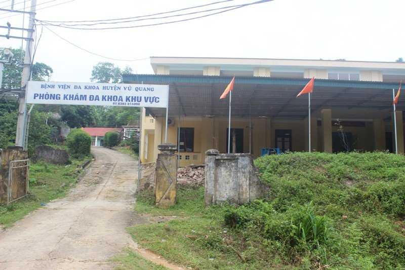 Phòng khám đa khoa khu vực - nơi xảy ra sự việc.