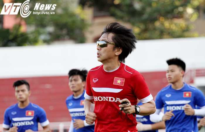 Thầy trò ông Miura sẵn sàng chinh phục thử thách tại VCK U23 châu Á (ảnh: Hoàng Tùng)