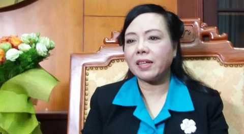 Bộ trưởng Y tế Nguyễn Thị Kim Tiến.