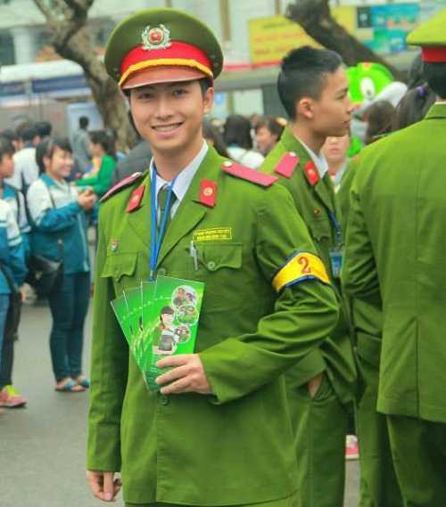 Nam sinh điển trai, tài năng Học viện Cảnh sát