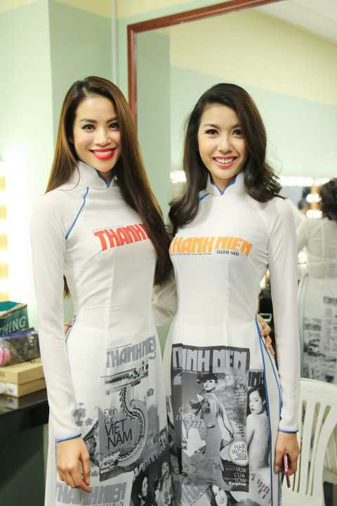 Vừa qua, Hoa hậu Hoàn vũ Việt Nam 2015 Phạm Hương đã xuất hiện tại buổi tổng duyệt chương trình thời trang.