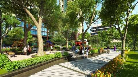 Vườn cổ thụ – nơi dạo bộ, tập dưỡng sinh, thư giãn dành riêng cho những cư dân lớn tuổi. Vườn cổ thụ – nơi dạo bộ, tập dưỡng sinh, thư giãn dành riêng cho những cư dân lớn tuổi.