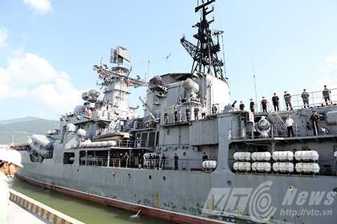 Sức mạnh, của đội tàu, Hải quân Nga, đến Đà Nẵng, chiến hạm, Bystryi, Boris Butoma, Altau