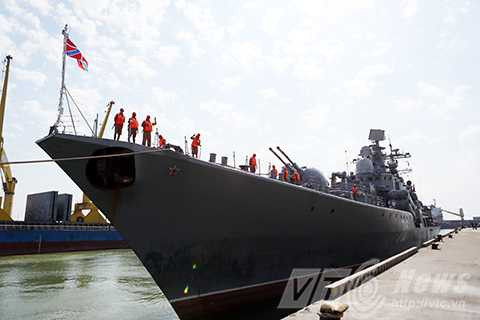 Sức mạnh, của đội tàu, Hải quân Nga, đến Đà Nẵng, chiến hạm, Bystryi, Boris Butoma, Altau