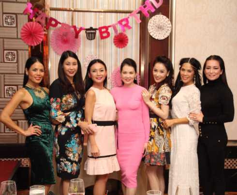 Thái Như Ngọc, Hà Kiều Anh mừng sinh nhật diễn viên Kim Thoa