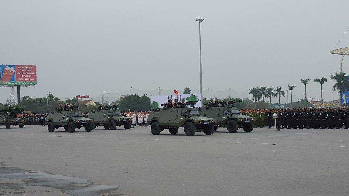 Ảnh: Diễn tập hoành tráng bảo vệ Đại hội Đảng XII