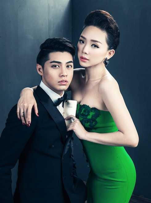 Tóc Tiên và Noo Phước Thịnh.