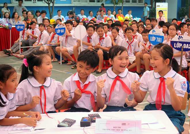  Học sinh vô cùng hào hứng với cuộc thi toán trực tuyến ViOlympic