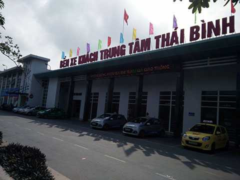 Bến xe khách liên tỉnh Thái Bình, nơi xảy ra vụ việc