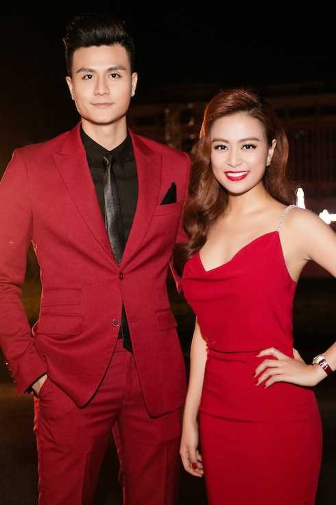 Hoàng Thuỳ Linh, Vĩnh Thuỵ mặc đồ ton-sur-ton.