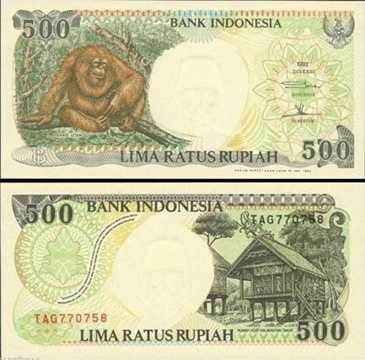 500 rupiah hứa hẹn sẽ là tờ tiền hình khỉ để lì xì dịp năm mới cực kỳ ý nghĩa và mới lạ.