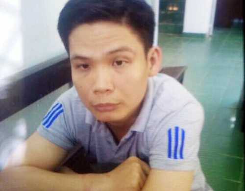 Tuấn Anh tại cơ quan điều tra. Ảnh: C.A