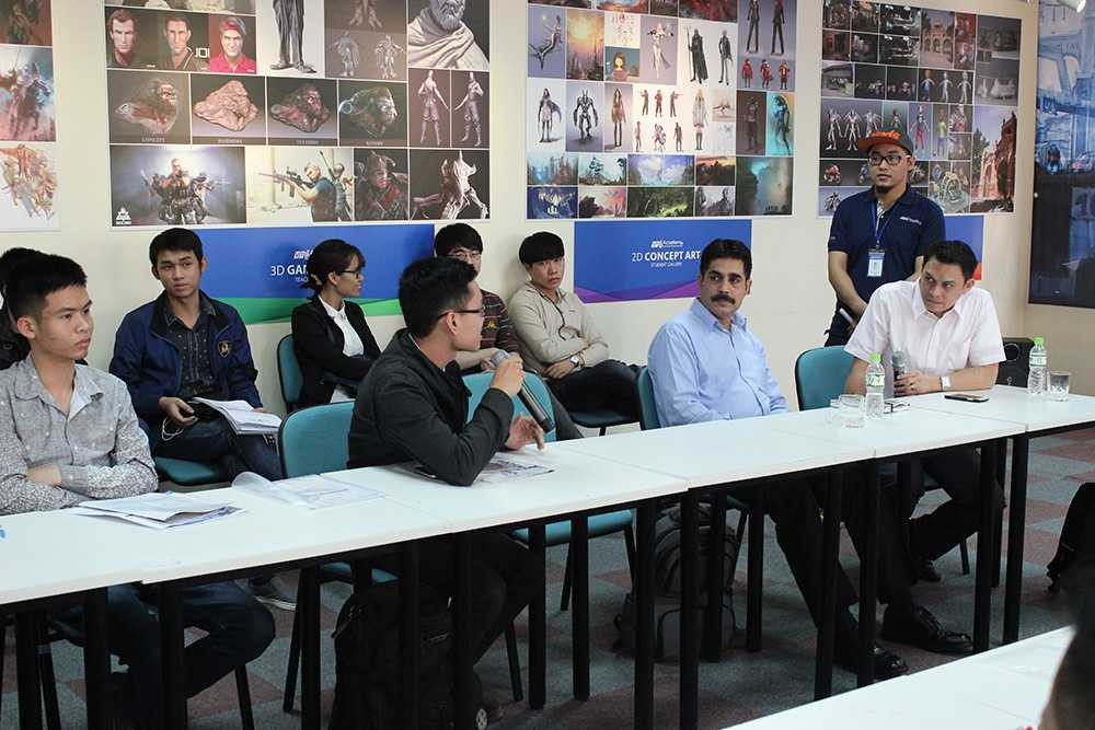 Sinh viên VTC Academy trao đổi với đại diện MAGES