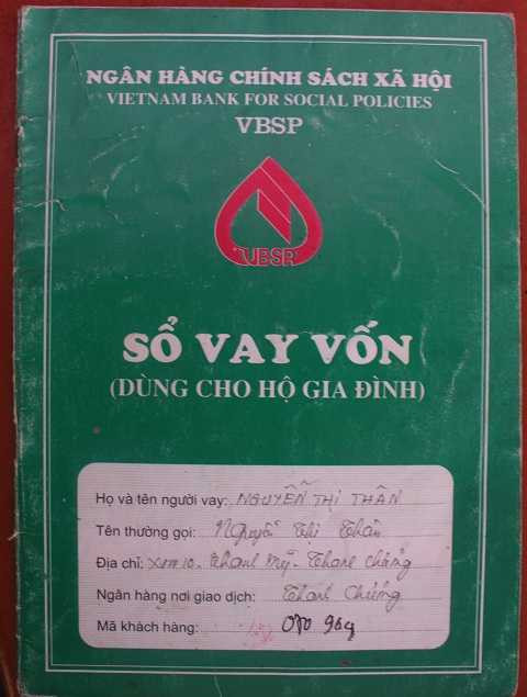 Sổ vay vốn của gia đình ông Thịnh đứng tên vợ