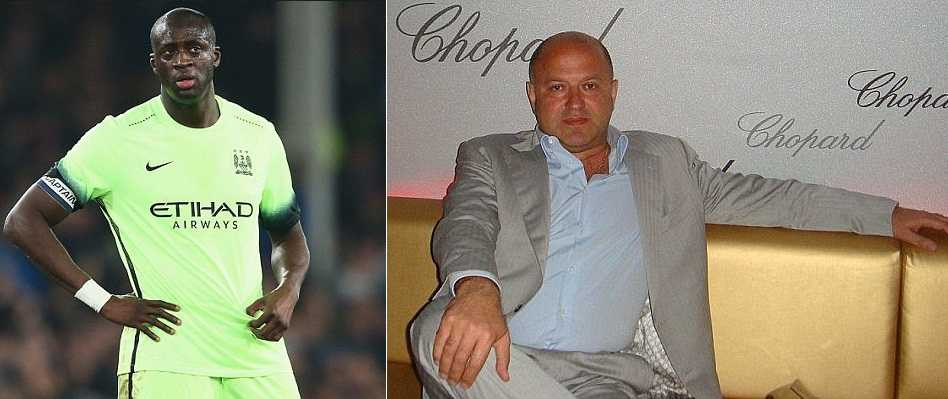 Yaya Toure và người đại diện Dimitri Seluk