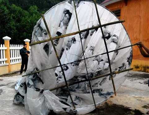 Quả cầu lạ, Quảng Nam, đèn trời, trên trời rơi xuống, từ nước ngoài