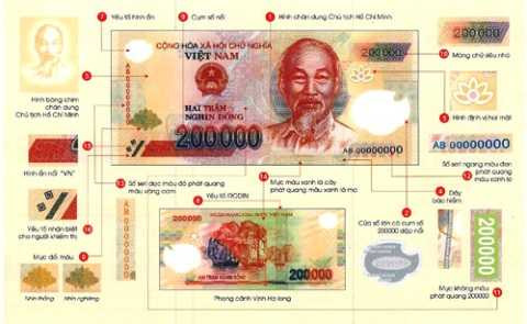 Tiền mệnh giá 200.000 đồng Tiền mệnh giá 200.000 đồng