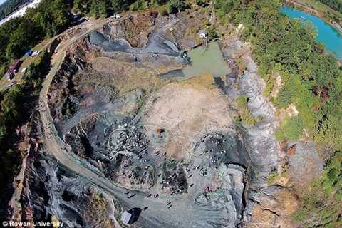 Mỏ hóa thạch được phát hiện ở bang New Jersey, Mỹ. Mỏ hóa thạch được phát hiện ở bang New Jersey, Mỹ.