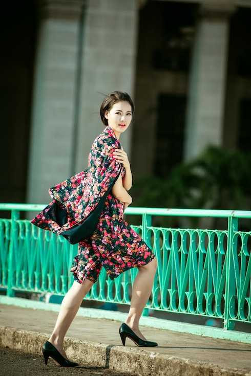 Trần Thị Quỳnh khoe vóc dáng 'gái một con'.