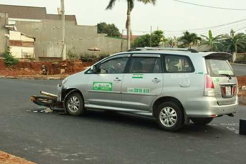 HIện trường vụ tai nạn tại vòng đai