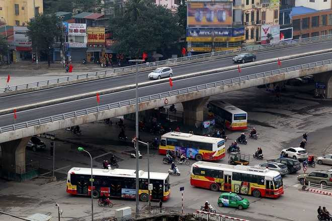 Đường vành đai 2, Nhật Tân - Cầu Giấy, Hà Nội, thông xe, 6.000 tỷ