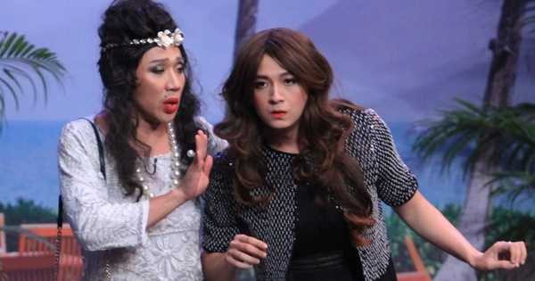 Ngô Kiến Huy, Trấn Thành giả gái khùng điên hết cỡ.