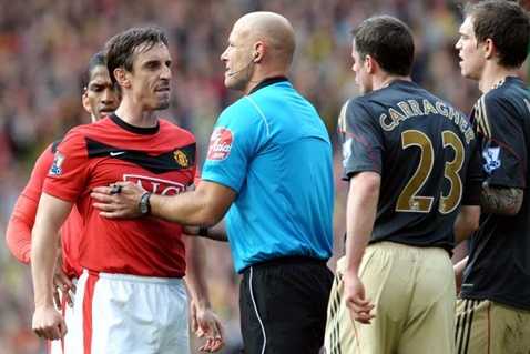 Hậu vệ phải Gary Neville