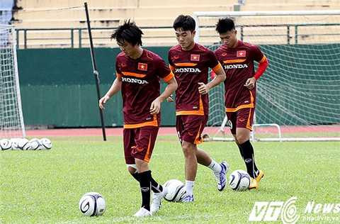 Tuấn Anh và Xuân Trường chưa từng sát cánh bên nhau ở U23 Việt Nam (Ảnh: Hoàng Tùng)