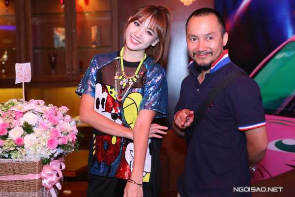 Hari Won và Tiến Đạt khi còn mặn nồng.