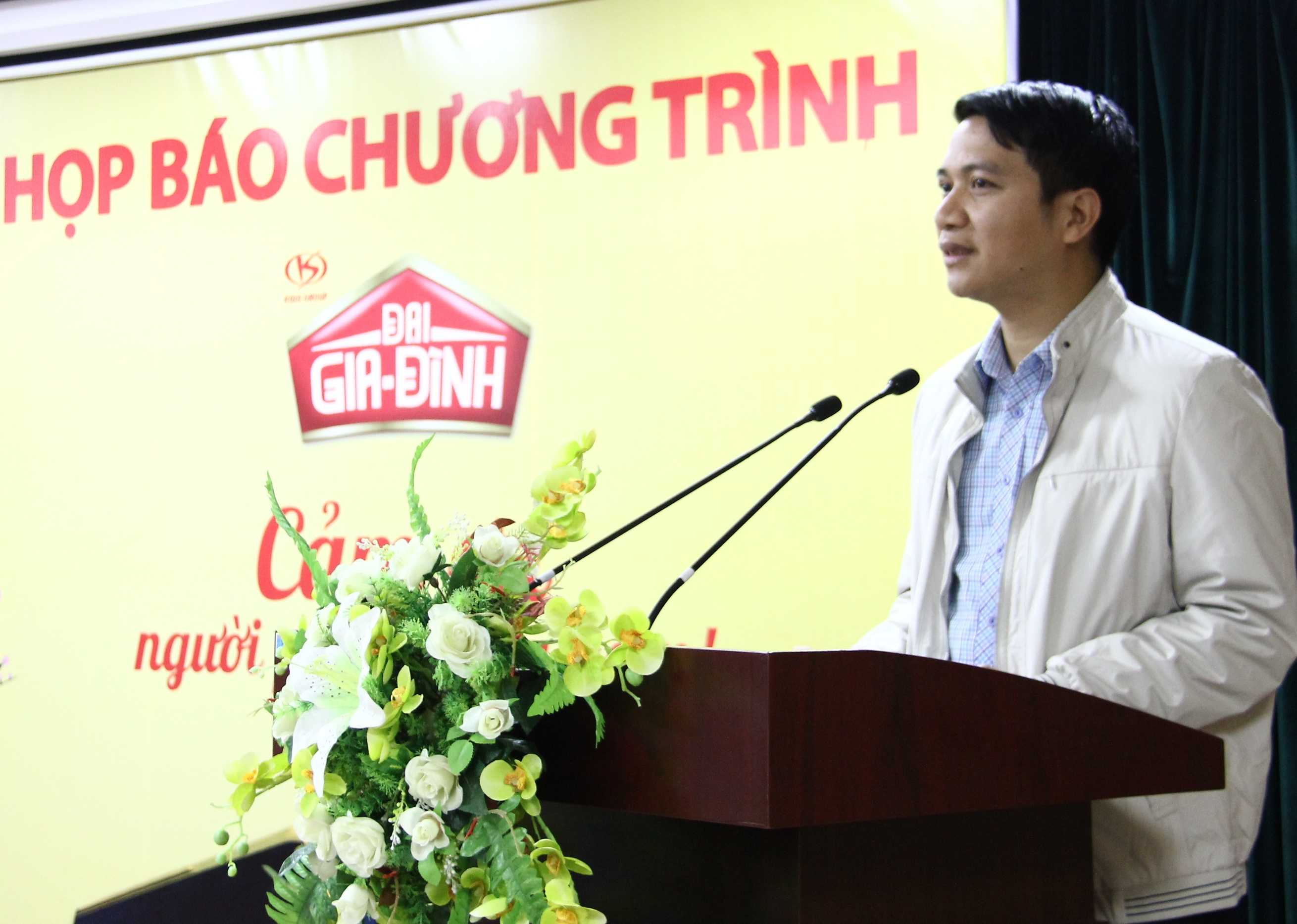 Anh Nguyễn Ngọc Lương, Ủy viên BTV, Trưởng Ban Đoàn kết THTN Trung ương Đoàn, Phó Chủ tịch Thường trực Trung ương Hội LHTN Việt Nam giới thiệu về chương trình.