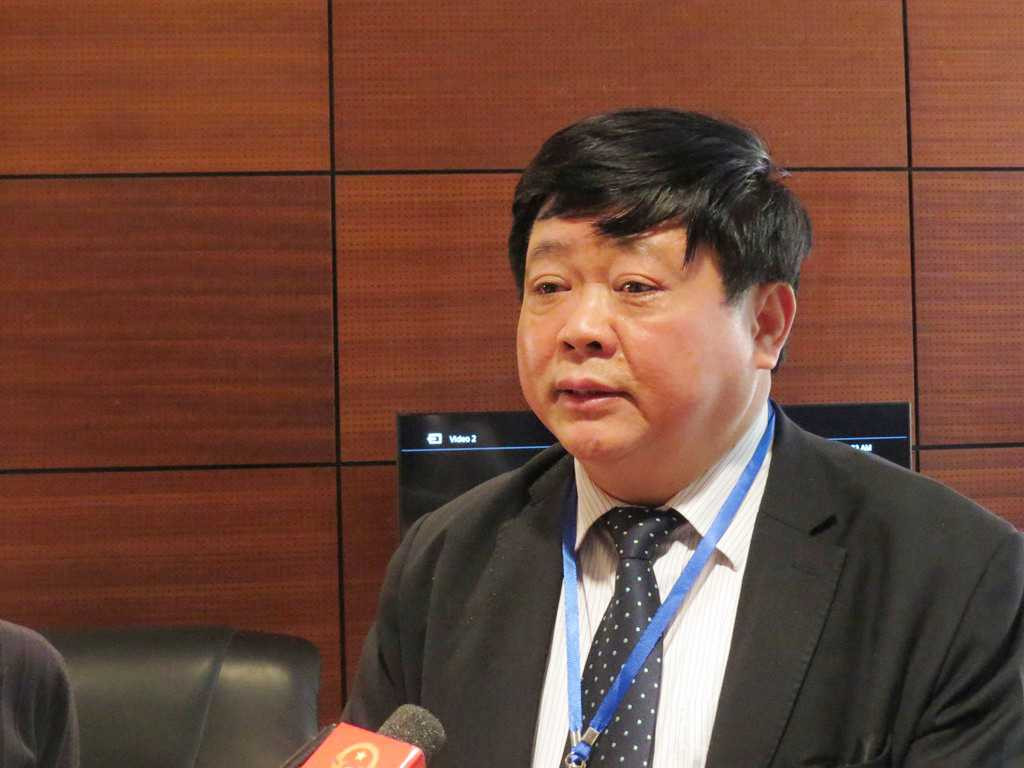 Ông Nguyễn Thế Kỷ - Phó trưởng ban Tuyên giáo Trung ương đã có những chia sẻ bên lề phiên họp trù bị Đại hội Đảng XII (Ảnh: Zing) 