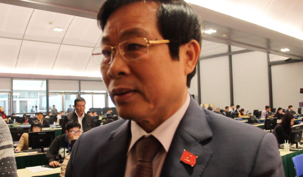 Bộ trưởng Bộ Thông tin truyền thông Nguyễn Bắc Son tại phiên khai mạc Đại hội Đảng XII