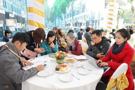 Lễ mở bán dự án Mon City thu hút hàng trăm khách hàng tham dự và giao dịch