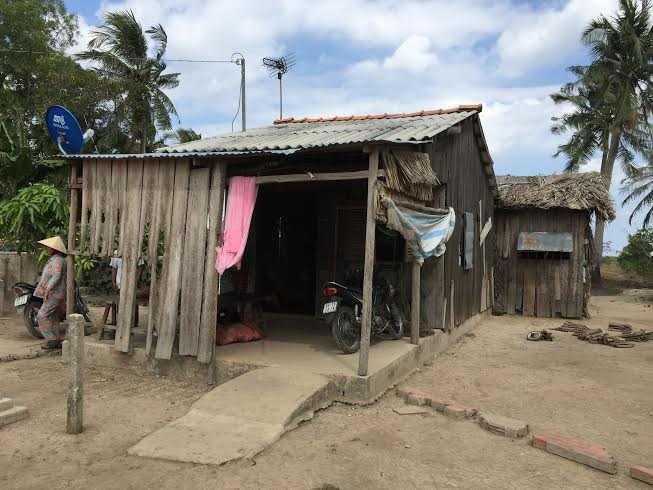 Căn nhà xảy ra vụ truy sát.