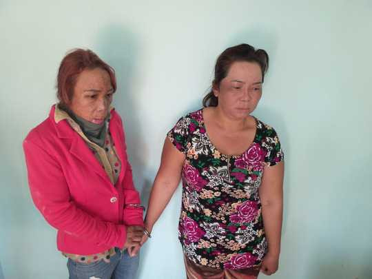 Hai đối tượng tại cơ quan công an