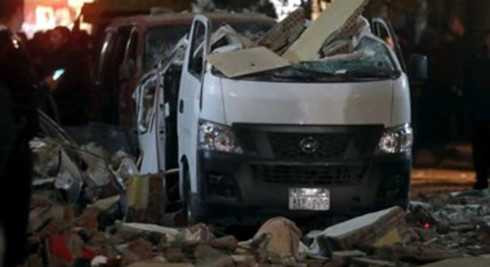 Hiện trường vụ đánh bom khủng bố tại Ai Cập. (Ảnh: RT)