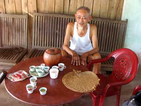 Ông Trần Văn Thường: Những con giải to bằng mặt bàn này nhiều lắm.